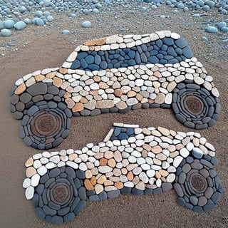 rock_2_img, rock image, rock art, rock, stone car made out of rocks 