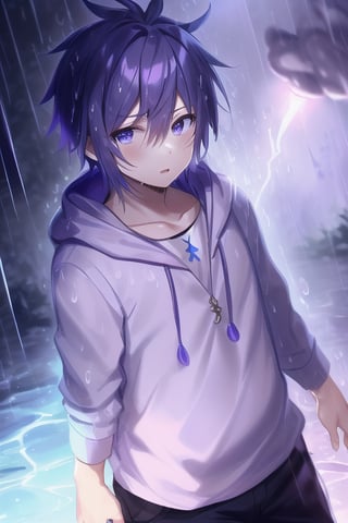 emo_boy, chubby, rain, magic, light_purple_eyes