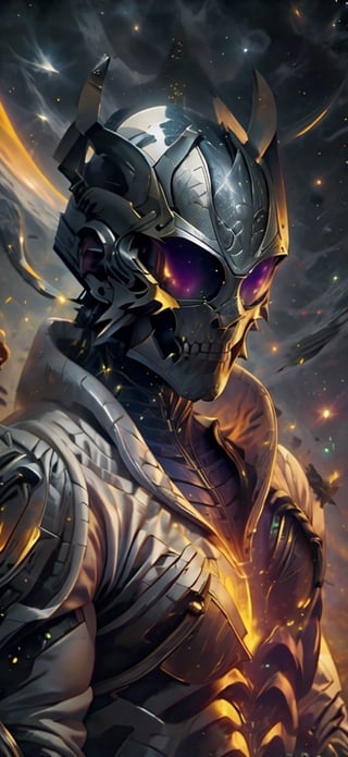  create a allien fused with human body in fiercy nutated world, wearing space suit , without space helmet , deformed face, allien looking creepy, dangerous. ,insane details ,high details,Argus_ML