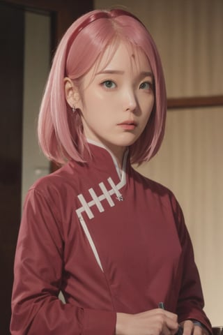 ((masterpiece, best quality)),haruno sakura,iu