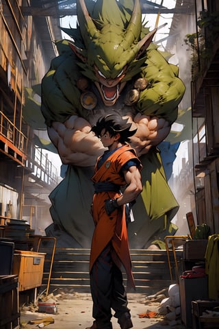 ((masterpiece, best quality)), son goku