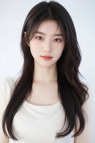 Open mouth with white teeth, tall and thin, 30-year-old beauty, height 172 cm, weight 47 catties, black hair, C cup, medium chest, simple and plain clothes