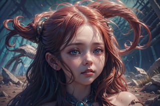 1girl,  best quality, one of the most beautiful images ever created,  vivid colours,  long hair,  High detailed,  perfect image unfolds with 8k resolution,  masterpiece,  ultra detailed image,  colorful, cute girl, clean image style, redhead beautifulgirl, High detailed, she is in a plains biome, detailed beautiful face,fantasy00d,girl naked in empty plains,