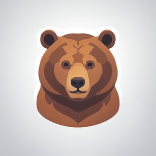 BEAR LOGO, ONLY HEAD