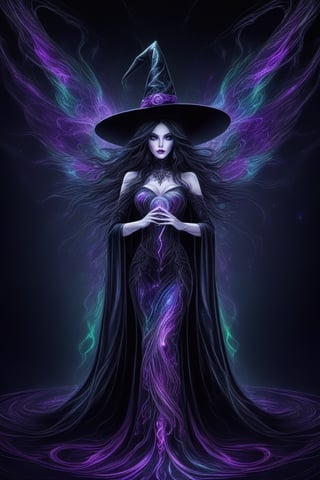Gothic style, breathtaking, raw photo of the most beautiful and sexy witch in the universe, Halloween, dark, mysterious, haunting, dramatic, ornate, award-winning, professional, highly detailed,DonMF41ryW1ng5XL