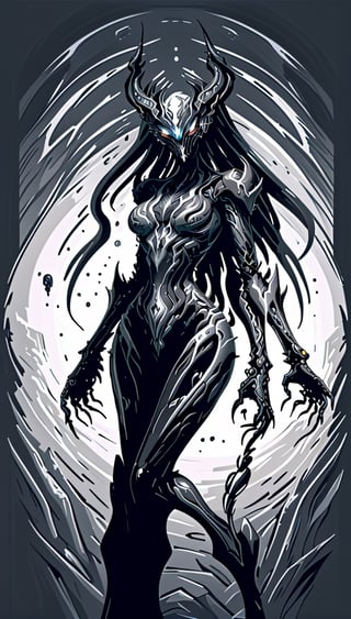 (best quality, masterpiece, perfect ratio, perfect face and body) A godlike women venom symbiote in space, holding in her hands and consuming planet earth in a endless cosmic void(official art, extreme detailed, highest detailed),DonMF41ryW1ng5,fantasy00d,cloudstick,symbiote,WARFRAME,Circle