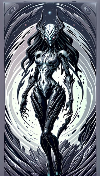 (best quality, masterpiece, perfect ratio, perfect face and body) A godlike women venom symbiote in space, holding in her hands and consuming planet earth in a endless cosmic void(official art, extreme detailed, highest detailed),DonMF41ryW1ng5,fantasy00d,cloudstick,symbiote,WARFRAME,Circle