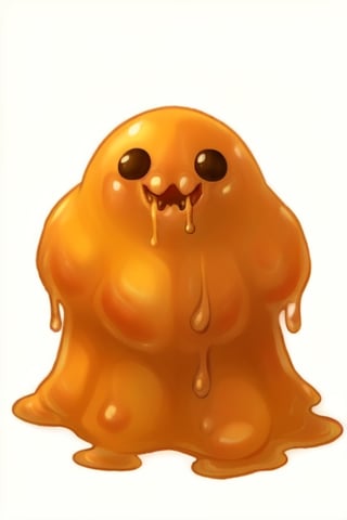 solo, full body, masterpiece, best quality, simple white background, 

scp999, slime, slime boy, orange, dot eyes, black eyes, 

((scary, big monster, terrifying appearance, beast, bloodthirsty evil creature, mutated creature, huge body made of evil evergy)),