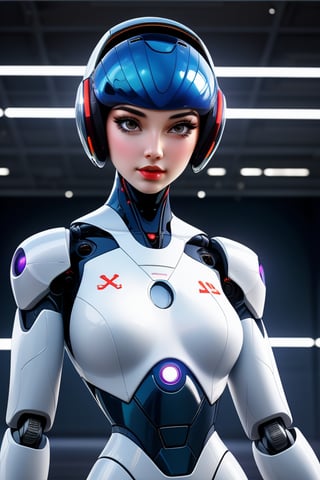 pin up girl as a A gynoid, or fembot, is a feminine humanoid robot. Gynoids appear widely in science fiction film and art. As more realistic humanoid robot design becomes technologically possible, they are also emerging in real-life robot design.