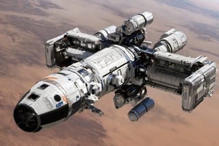  space, high_resolution, high detail, asteorid belt , realistic, realism, futuristic, ion_engines, space station, stream lined, action, 