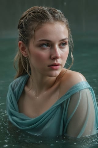 (wet clothes, wet hair, wet, wet face, wet skin,  : 1.4 ),(Chiaroscuro Solid colors background),( Beautiful wet German queen ),(greater details in definitions of face and eyes), (realistic and detailed wet skin textures), (extremely clear image, UHD, resembling realistic professional photographs, film grain), beautiful wet blonde hair,beautiful blue iris, ((wearing Baroque-style crimson dirndl ballgowns, royal cloak, clothes with vibrant colors, holding a shawl on hand, submerge,  hugging, very wet drenched hair, wet face:1.2)), infused with norwegian elements. The dress combines intricate lace and embroidery with colorful ballgown-inspired patterns. A wide obi belt cinches her waist, while puffed sleeves and delicate accessories complete the look, showcasing a striking fusion of cultures.,ct-drago
.
, soakingwetclothes, wet clothes, wet hair, Visual Anime,art_booster,anime_screencap,fake_screenshot,anime coloring