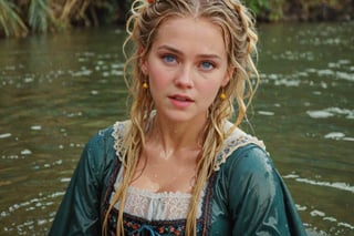 (wet clothes, wet hair, wet, wet face, wet skin,  : 1.4 ),(two Beautiful German queen ),(greater details in definitions of face and eyes), (realistic and detailed skin textures), (extremely clear image, UHD, resembling realistic professional photographs, film grain), beautiful blonde hair,beautiful blue iris, ((wearing Baroque-style dirndl ballgowns and royal cloak with vibrant colors, submerge, two girls hugging, very wet drenched hair, wet face:1.2)), infused with norwegian elements. The dress combines intricate lace and embroidery with colorful ballgown-inspired patterns. A wide obi belt cinches her waist, while puffed sleeves and delicate accessories complete the look, showcasing a striking fusion of cultures.,ct-drago
.
, soakingwetclothes, wet clothes, wet hair, Visual Anime,art_booster,anime_screencap,fake_screenshot,anime coloring
