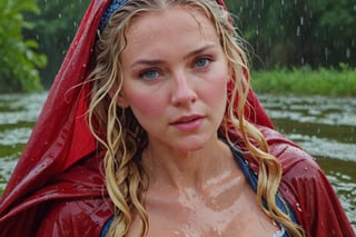 (wet clothes, wet hair, wet, wet face, wet skin,  : 1.4 ),( Beautiful German queen ),(greater details in definitions of face and eyes), (realistic and detailed skin textures), (extremely clear image, UHD, resembling realistic professional photographs, film grain), beautiful blonde hair,beautiful blue iris, ((wearing Baroque-style crimson dirndl ballgowns and veiled royal cloak with vibrant colors, submerge,  hugging, very wet drenched hair, wet face:1.2)), infused with norwegian elements. The dress combines intricate lace and embroidery with colorful ballgown-inspired patterns. A wide obi belt cinches her waist, while puffed sleeves and delicate accessories complete the look, showcasing a striking fusion of cultures.,ct-drago
.
, soakingwetclothes, wet clothes, wet hair, Visual Anime,art_booster,anime_screencap,fake_screenshot,anime coloring