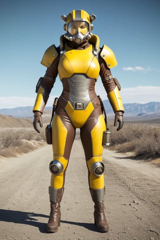 Welcome to the initial design phase of the next-generation body suit for maintenance of Vault 105 in Fallout 5, nestled deep within the irradiated wastelands of California! Your task is to create the first concept sketch of the body suit, tailored specifically for the harsh conditions and unique challenges faced by Vault dwellers.

Instructions:

Research and Inspiration: Take some time to immerse yourself in the lore and atmosphere of the Fallout universe, paying particular attention to the environment and technology prevalent in Vault settings. Explore the rugged, utilitarian designs of previous Vault suits for inspiration.

Sketching Process: Begin by sketching rough outlines of the body suit design, focusing on functionality, protection, and comfort. Consider the confined spaces and limited resources typical of Vault life, and design a suit that maximizes mobility while providing essential protection against radiation and other hazards.

Vault 105 Theme Integration: Incorporate elements of Vault 105's design theme into the suit, reflecting the unique culture, history, and values of its inhabitants. Experiment with colors (((brown, gray, and yellow,))) symbols, and insignias that resonate with Vault 105's identity, ensuring that the suit is both functional and emblematic of Vault life.

Adaptability and Versatility: Design the body suit to be adaptable to various tasks and environments within the Vault, from maintenance work in cramped corridors to exploration in hazardous areas. Consider features such as reinforced padding, integrated radiation shielding, and utility pouches for carrying essential supplies.

Player Comfort and Customization: Keep in mind the comfort and customization options for the player character. Design the suit with adjustable straps, breathable fabrics, and modular components that allow for personalization based on the wearer's preferences and needs.

Durability and Sustainability: Ensure that the body suit is durable enough to withstand the rigors of Vault life, from daily wear and tear to occasional encounters with hostile creatures or environmental hazards. Explore materials and construction techniques that prioritize longevity and sustainability, minimizing the need for repairs or replacements.

With these considerations in mind, sketch out a concept that embodies the spirit of Vault 105, providing its residents with the protection, functionality, and identity they need to thrive in the harsh realities of the post-apocalyptic wasteland.,Stylish