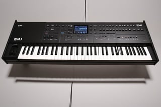 an 88 keys E-MU EMAX synthesizer