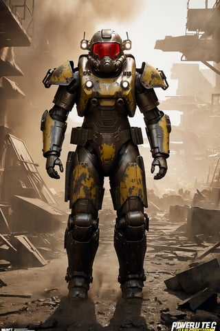 Welcome to the initial design phase of the next-generation power armor for Fallout 5, set in the wastelands of California! Your task is to create the first concept sketch of the power armor, incorporating elements of Tesla's technology and adhering to the iconic aesthetic of the Fallout universe.

Instructions:
    Research and Inspiration: Take some time to familiarize yourself with the visual style and lore of the Fallout franchise, paying particular attention to power armor designs from previous games. Additionally, explore Tesla's technology and design language to understand how it can be seamlessly integrated into the power armor.
    Sketching Process: Begin by sketching out rough outlines of the power armor design, focusing on the overall silhouette and key features such as the helmet, torso, arms, and legs. Consider how the armor's design reflects both the rugged, post-apocalyptic world of Fallout and the sleek, futuristic aesthetics of Tesla's technology. (((Titanium and carbon fiber materials and camouflage))),

    Tesla Technology Integration: Incorporate advanced technology inspired by Tesla Inc. into the design, such as energy-efficient propulsion systems, integrated AI assistants, or innovative weapon modules. Think about how these technological enhancements can enhance the functionality and versatility of the power armor in the harsh environment of California's wastelands.

    Titanium Construction and Red Color Scheme: Ensure that the design utilizes titanium construction for durability and agility, while also incorporating a striking red color scheme inspired by Tesla's branding. Experiment with different shades and accents to achieve a visually appealing balance between the iconic Vault-Tec colors and Tesla's signature red.

    Environmental Adaptation: Consider how the power armor can adapt to the environmental challenges of California's wastelands, such as extreme temperatures, radiation exposure, and hazardous terrain. Incorporate features that provide protection and functionality in diverse conditions, while still maintaining the agility and mobility necessary for exploration and combat.

    Player Customization: Keep in mind that players will have the option to customize and upgrade their power armor throughout the game. Design the armor with modular components, paint schemes, and technological enhancements that allow for extensive customization and personalization based on the player's preferences and playstyle.