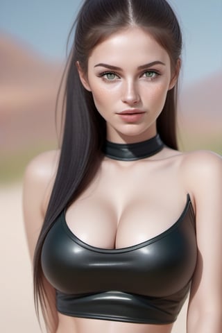 (realistic naked), (((gorgeous white woman with dark-black-very long-straight-ponytail-hair))), perfect eyes, high detailed, UHD 8k, ultra realistic, photorealistic, ((((34DD Breasts)))), realistic view photography, (((girl naked))), (((33YO))), (((large-natural-breasts revealed))), (((distance view))), gorgeous, one-young-Bulgarian-woman, (((gorgeous-dark-black-very long-straight-ponytail-hair))), golden neckless, white leather boots, (((smooth skin))), (((gorgeous body))), green EYES, [high skin detail, detailed faces, freckles, skin texture, freckles, skin texture] [Realistic skin], (((sitting with open legs))), ((((smooth skin)))), in space