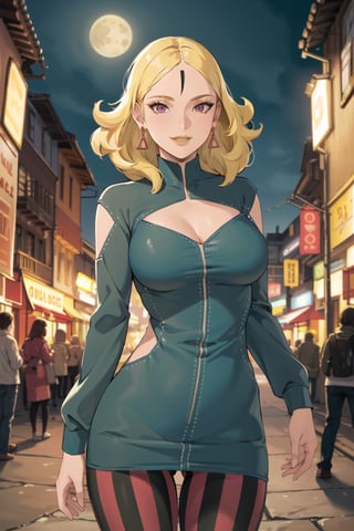masterpiece, best quality, Delta, delta_dress, earrings, smile, (upper body), best quality, masterpiece, intricate details, scenary, city, outdoors, night, sky, moon, trending on Artstation,1 girl, solo,looking at viewer, thigh gap, cowboy shot, standing,(intricately detailed, hyperdetailed), blurry background,depth of field, best quality, masterpiece, intricate details, tonemapping, sharp focus, hyper detailed, trending on Artstation,1 girl, high res, official art