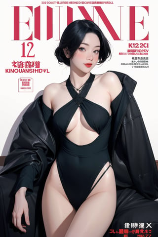 1girl, thigh up body, looking at viewer, intricate clothes, professional lighting, different hairstyle, coloful, magazine cover, light theme, kn,huondey