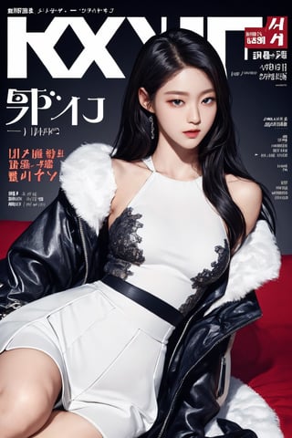((thigh up body,)) ultra detailed beautiful face, 1girl, looking at viewer, styled clothes and pose, ultra detailed, best quality, sharp focus, natural lighting, mthanhh,magazine cover,mthanhh,seolhuyn