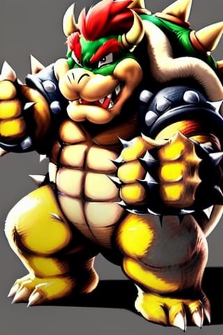 masterpiece, best quality, Bowser