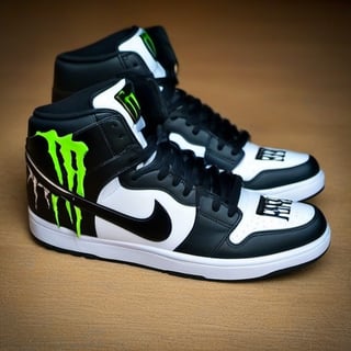 monster energy logo shoes