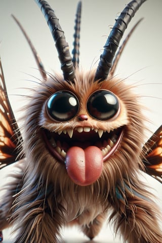 An extreme macroscopic close up of a butterfly's mouth, face and body and wings, sporadic hairs, Bitey, stinging pointing things, sucking probes,action shot, ,stworki