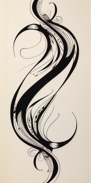 calligraphic image of an opening parenthesis