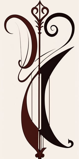 calligraphic image of an opening parenthesis