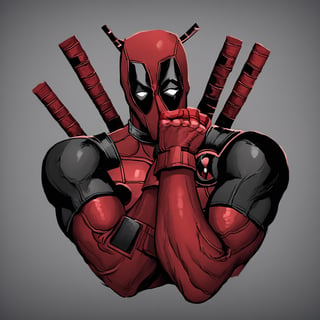 Deadpool, WadeWilson, deadp00l, mask, red bodysuit,