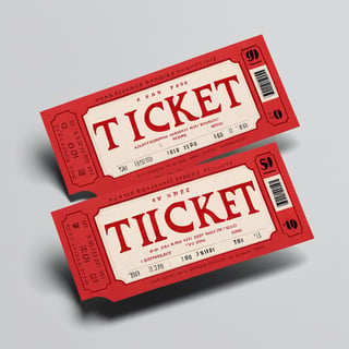 Visual Design, Ticket, aesthetic, there is a ticket with a red design on it, behance contest winner, neo - renaissance, in pif, pritzker architecture prize, retro 1 9 0 0, inspired by Carl Gustaf Pilo, holiday season, lean, phalanster, pick wu, yo, provenance, ham, v