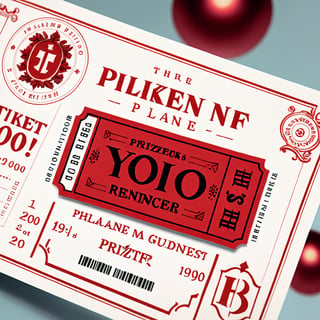 Visual Design, Ticket, aesthetic, there is a ticket with a red design on it, behance contest winner, neo - renaissance, in pif, pritzker architecture prize, retro 1 9 0 0, inspired by Carl Gustaf Pilo, holiday season, lean, phalanster, pick wu, yo, provenance, ham, v