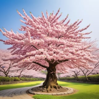 A beautiful Sakura tree in full bloom,more detail XL