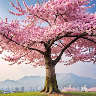 A beautiful Sakura tree in full bloom,more detail XL