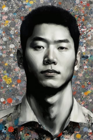 portrait of a young man, by Lee Jae-Hyo