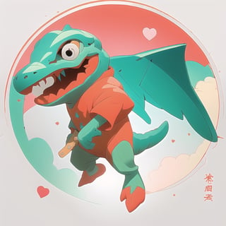 male super cute dinosaur inside a circle background, cute cartoon style, colorful, very clear, very creative, beautiful, 3d childish cute cartoon style:1.3, exceptional cute dinosaur anatomy, weapon, incredibly absurdres, break, (ultra quality, high quality, best quality, exceptional quality, new, newest, best aesthetic, original, outstanding, exceptional), epic cute, cute details, intricate cute detailed texture materials, 