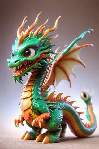 cute fantasy creature, chinese dragon, spiritual, dreamy, sculpture, figurine, 3d object, photorealistic,ral-chrcrts,Magical Fantasy style