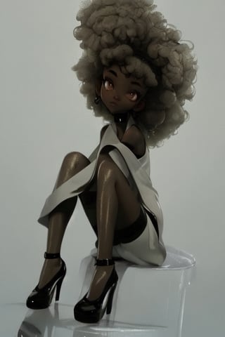 dark_skin, Afro, sultry