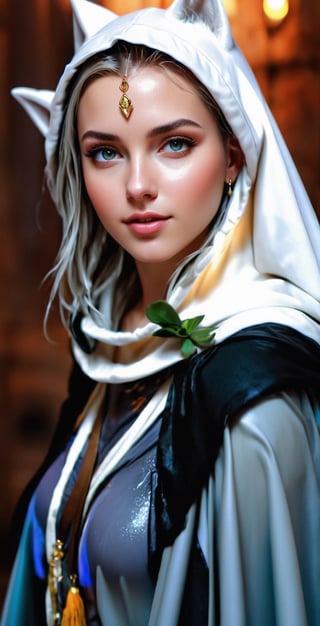 An concept art of an ethereal wet elf lady dressed in wet Renaissance court dress cape, (RAW photo, best quality), (realistic, photo-Realistic:1.1), best quality, masterpiece, beautiful and aesthetic, 16K, (HDR:1.2), high contrast, (vibrant color:1.3), (muted colors, dim colors, soothing tones:0), cinematic lighting, ambient lighting, sidelighting, Exquisite details and textures, cinematic shot, Warm tone, (Bright and intense:1.1), wide shot, by xm887, ultra realistic illustration, siena natural ratio, (random view:1.4), (random poses:1.4), Dark wet blonde long bob cut with blunt bangs, (a shy smile:1.4), white bracelet, wearing a wet white winter jacket and scarf, wet white fur hat, a beautiful German wet girl with a tattoo, soaked, gray eyes, a small earrings, ultra hd, realistic, vivid colors, highly detailed, UHD drawing, pen and ink, perfect composition, beautiful detailed intricate insanely detailed octane render trending on artstation, 8k artistic photography, photorealistic concept art, soft natural volumetric cinematic perfect light. knight,soakingwetclothes, wet clothes, wet hair, wet skin, wet face,, face focused, skin pores