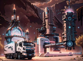 sci-fi truck