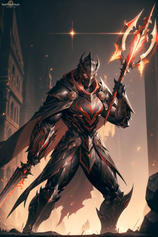 (Masterpiece, Best Quality), (Spartan Warrior in Warframe Style Armor), (Masculine Appearance:1.4), (Muscular Frame Build:1.2), (Glowing Golden Eyes), (Wearing Red and Black Spartan-Themed Armor and Black Flowing Cloak:1.4), (Wielding a Flaming Sword and Shield:1.4), (Colloseum Arena at Noon:1.2), (Action Pose:1.4), Centered, (Half Body Shot:1.4), (From Front Shot:1.2), Insane Details, Intricate Face Detail, Intricate Hand Details, Cinematic Shot and Lighting, Realistic and Vibrant Colors, Sharp Focus, Ultra Detailed, Realistic Images, Depth of Field, Incredibly Realistic Environment and Scene, Master Composition and Cinematography, castlevania style,castlevania style,WARFRAME