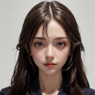 masterpiece,  best quality,  1girl, long_hair, closed mouth, looking at viewer, (((looking_at_viewer,  pov_eye_contact,  looking_at_camera,  headshot,  head_portrait,  headshot_portrait,  facing front))), (realistic:1.5),kukishinobudef,yaemikodef