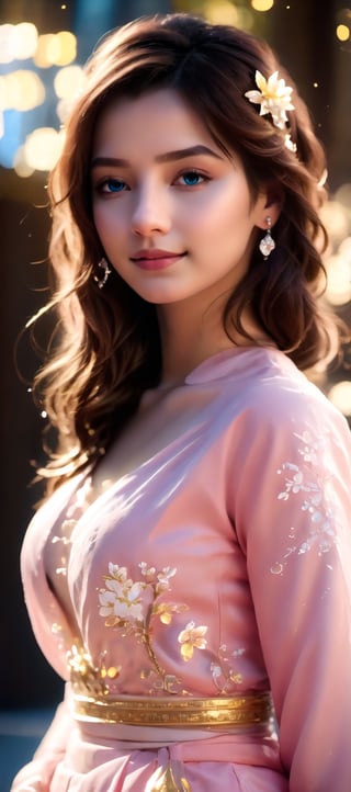 Beautiful soft light, (beautiful and delicate eyes), very detailed, pale skin, (long hair), dreamy, ((front shot)), brown eyes, soft expression, bright smile, art photography, fantasy, jewelry, shy, soft Image, masterpiece, ultra-high resolution, color, very detailed and soft lighting, details, Ultra HD, 8k, highest quality, (pose),girl ,real,Wonder of Art and Beauty,Illustration