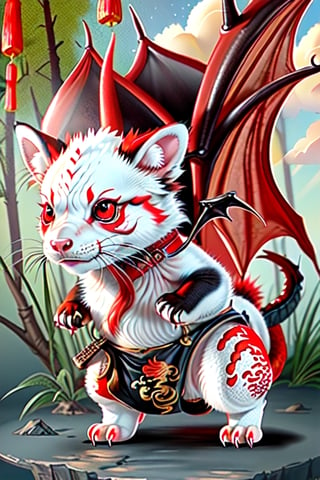 chinese,dragon,realistic,red_eye,front-view,red,cloud,Isometric_Setting,Animal