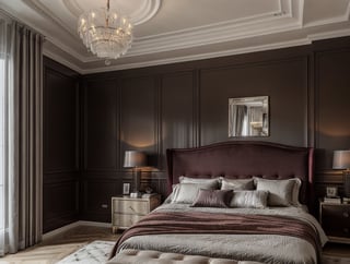 Interior, neo-classical bedroom, (dark red bed:1.2), luxury
RAW texture, 32K UHD, DSLR, soft lighting, high quality, film rating, Fujifilm XT3
,modernvilla