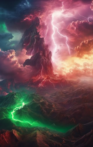 Generate a photorealistic photo of humanity battle with monster, fairytale, insanely intricate detailed, bloody sky, cinematic lightning, gold and emerald, high resolution, 8k, high quality, fantasy, vibrant color, EpicSky, 