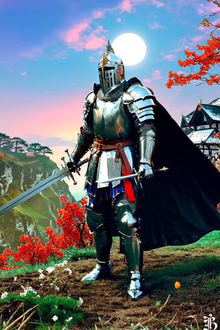 Medieval mythology: legendary in medieval lore, the enigmatic Black Knight embodies mystery, formidable prowess, and a guardian's unwavering commitment in timeless tales.,DonMM4g1cXL ,aw0k euphoric style