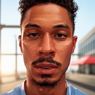 full format portrait of Elliot Knight, ((realistic human face proportions)), Meybis Ruiz Cruz, photorealistic, perfectly framed portrait, style, backlighting, in the style of the cycle frontier,more detail ,SAM YANG,More Detail,photorealistic,3DMM,SimplyPaint,1 girl