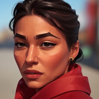 full format portrait of a random actor, realistic skin, photorealistic, stylized facial features, in the style of the cycle frontier, Meybis Ruiz Cruz, MRC, SAM YANG, More Detail, photorealistic, 3DMM, SimplyPaint, ,Extremely Realistic