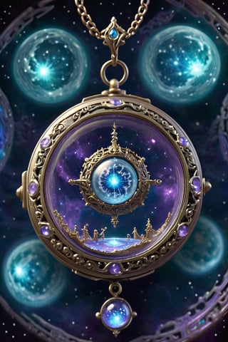 Aetherial Locket, A finely crafted locket that contains a miniature, ever-changing celestial scene. By gazing into the locket, the bearer can briefly project their consciousness into the astral plane, gaining insights and visions from otherworldly realms.